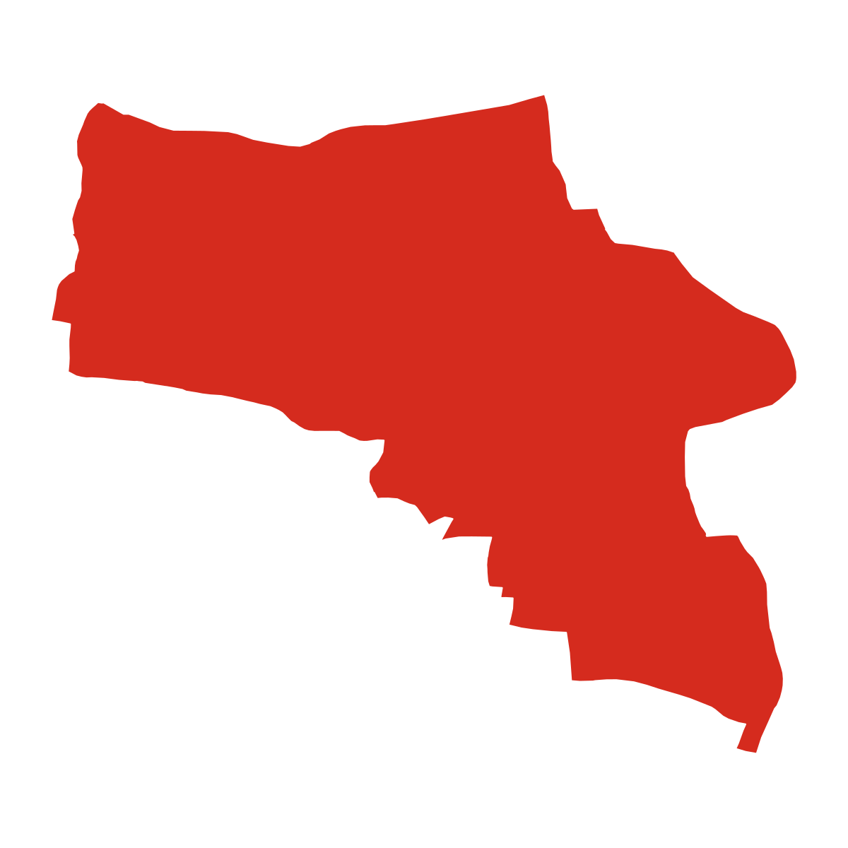 Vážany boundary map
