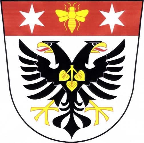 Coat of arms of Včelary, Zlín Region