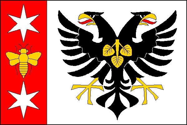 Flag of Včelary, Zlín Region