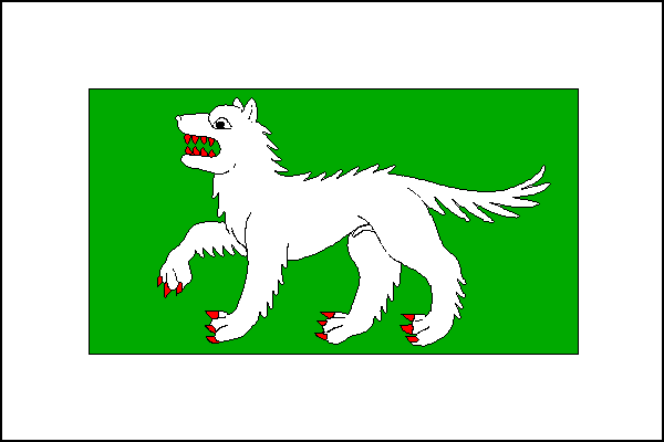 Flag of Ve Mlýně, Hradec Králové Region