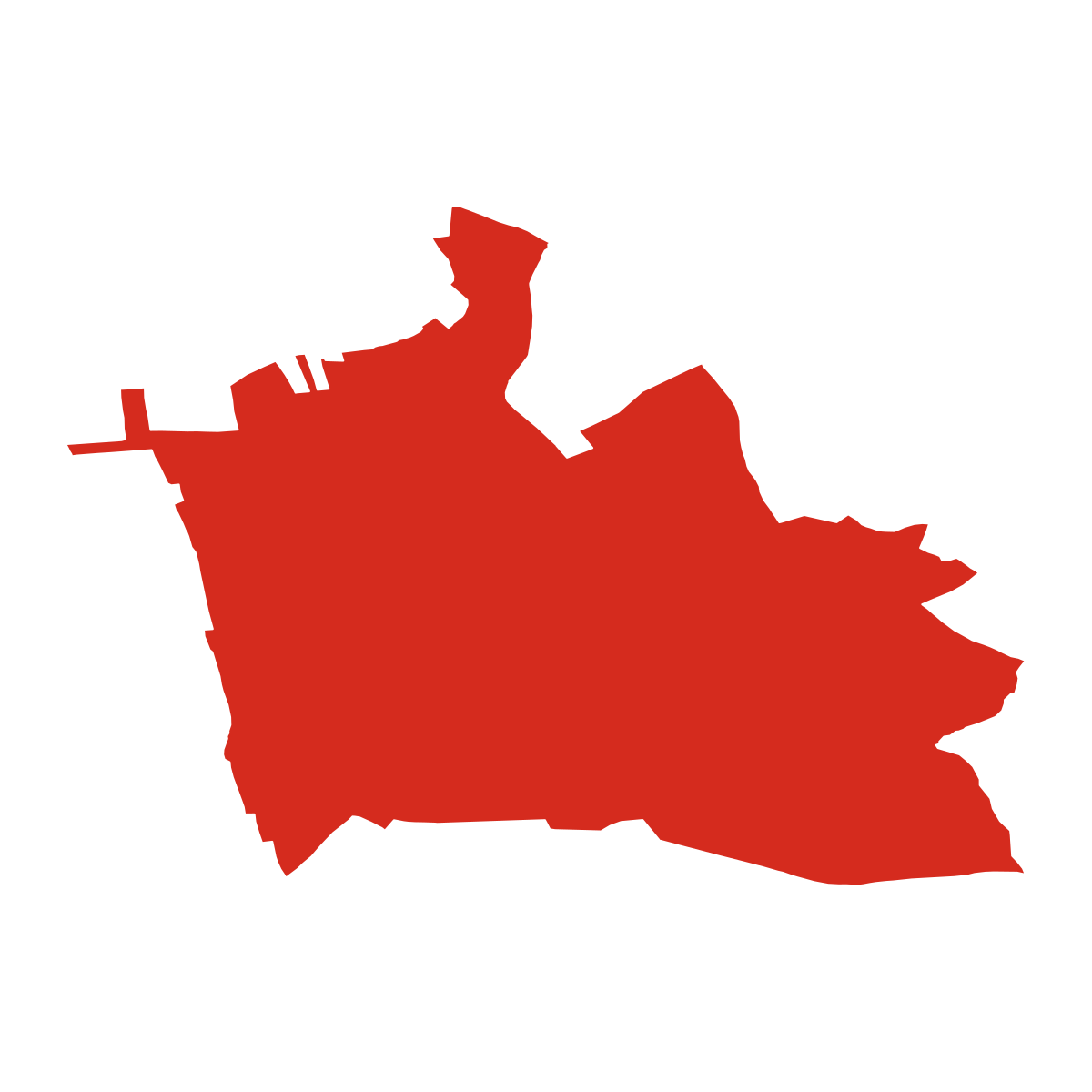 Velečín boundary map