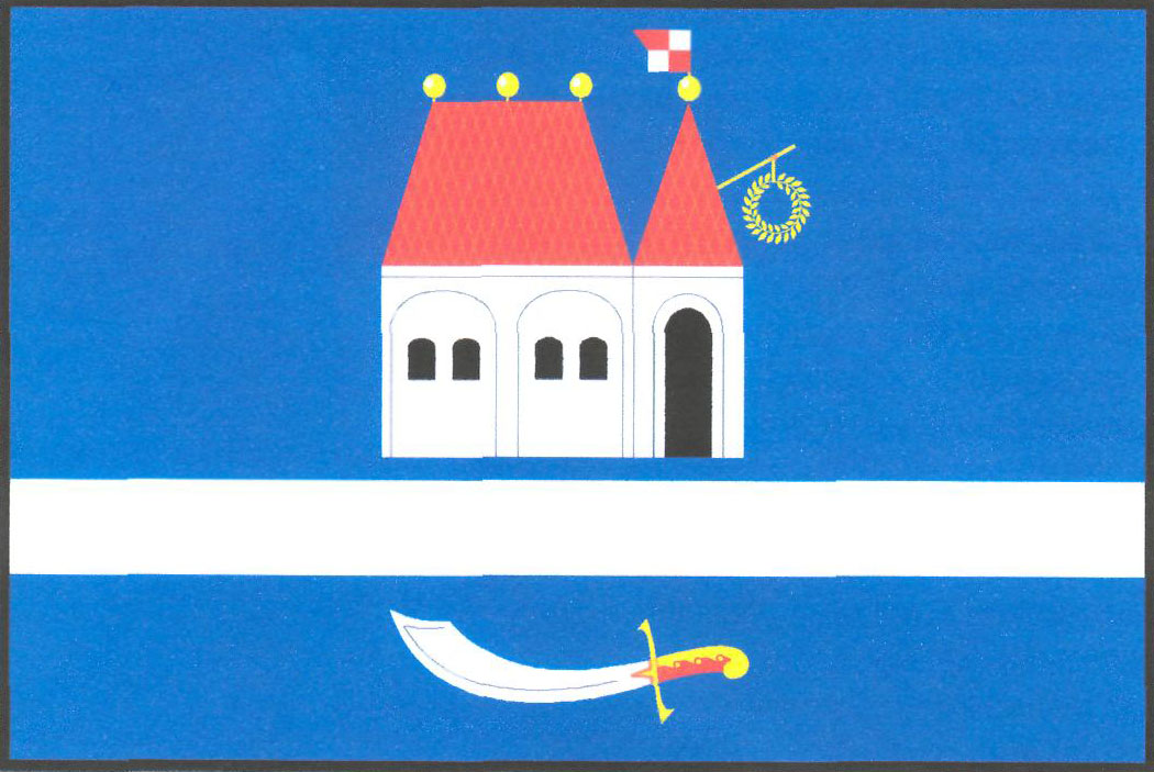 Flag of Velká nad Veličkou, South Moravian Region