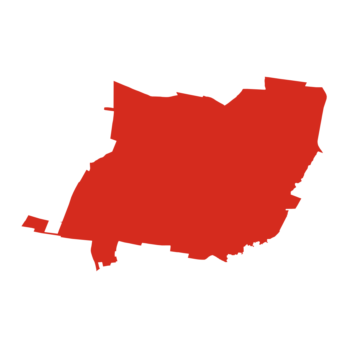 Velké Chvalovice boundary map