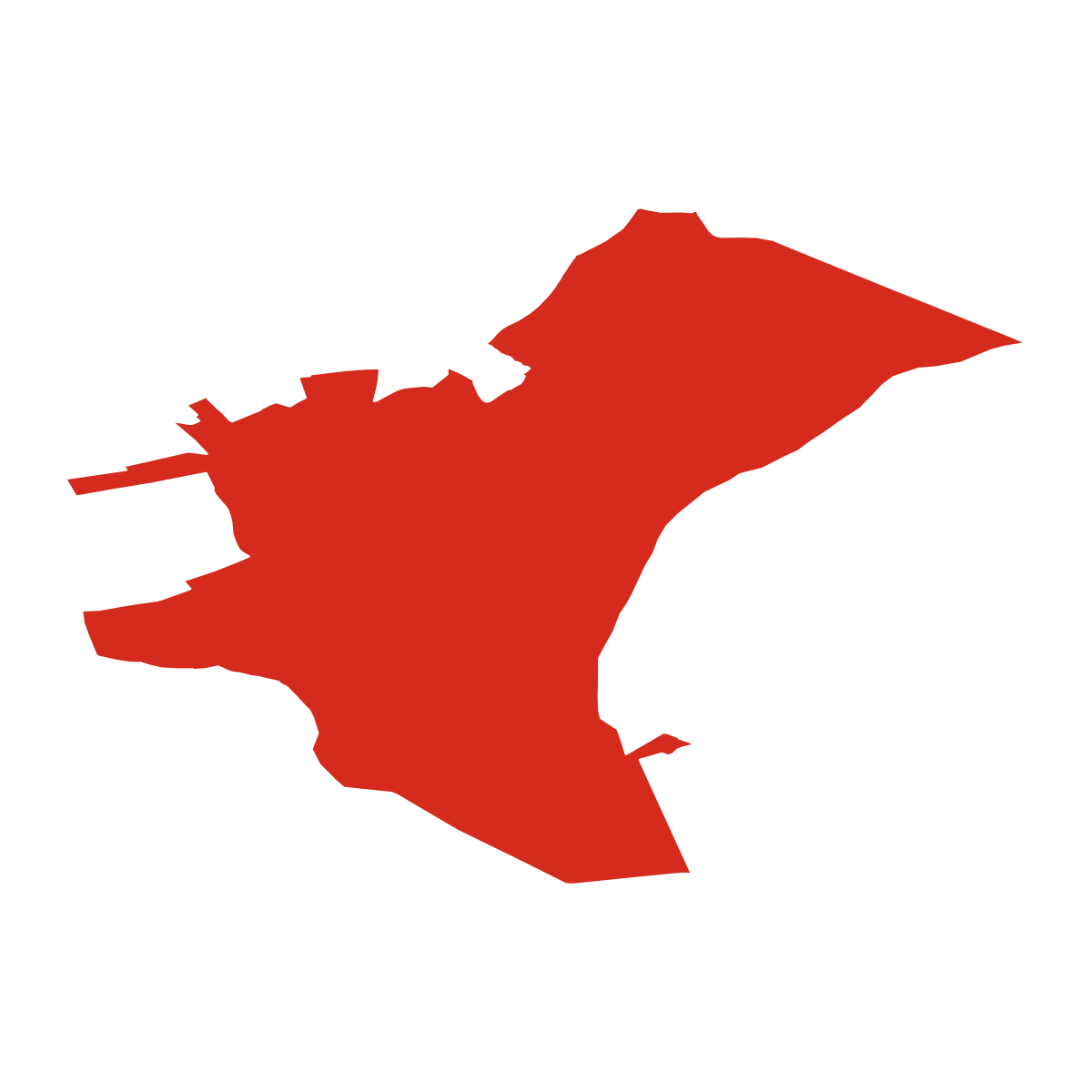 Velký Chlumec boundary map
