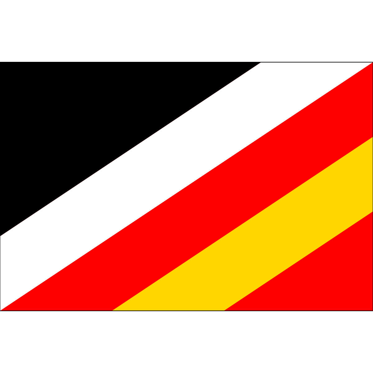 Flag of Velký Chlumec, Central Bohemian Region
