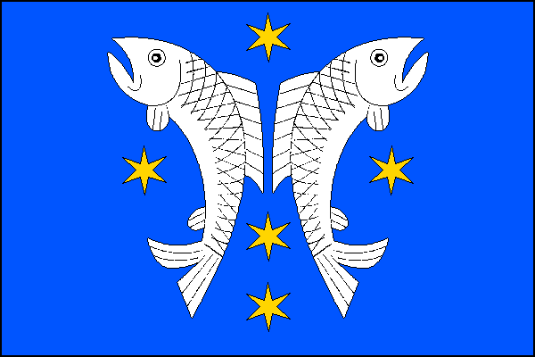 Flag of Velký Rybník, Vysočina Region