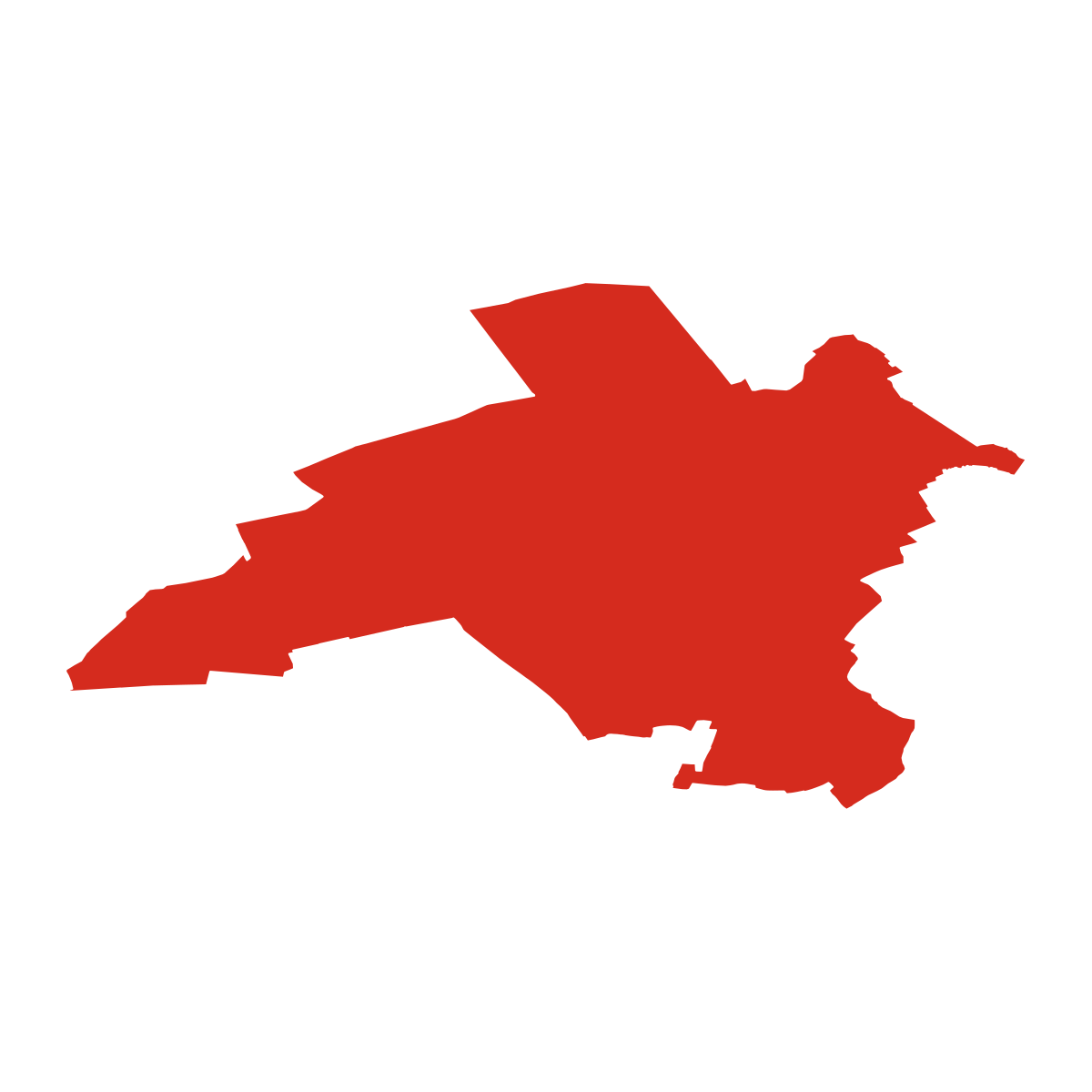 Velký Týnec boundary map