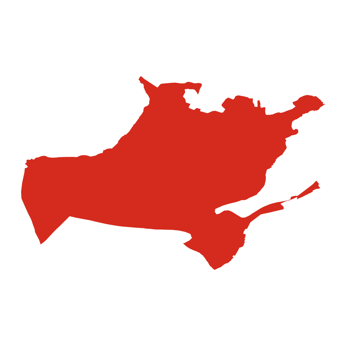 Velký Újezd boundary map