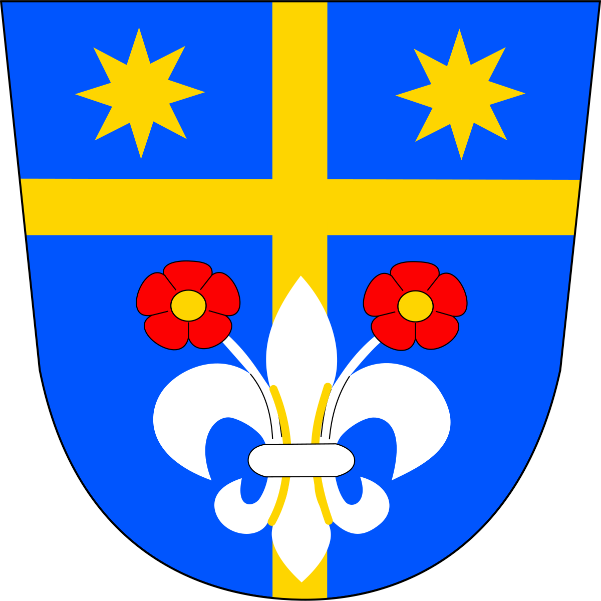 Coat of arms of Veselá, Zlín Region