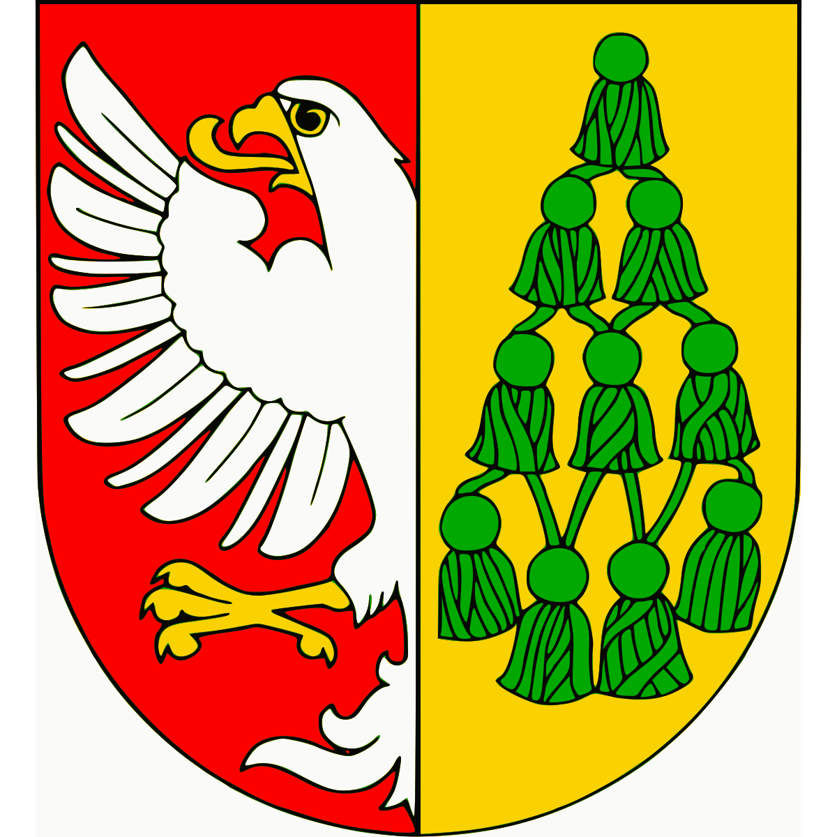 Coat of arms of Vestec, Central Bohemian Region