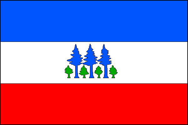 Flag of Větrov, Ústí nad Labem Region