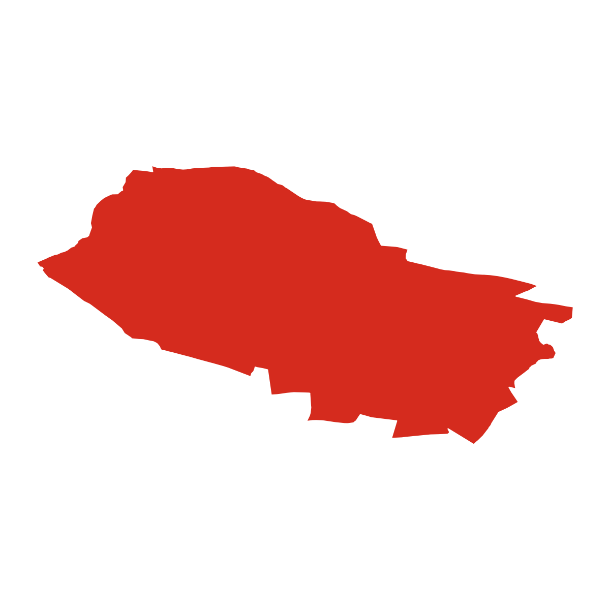 Veverské Knínice boundary map