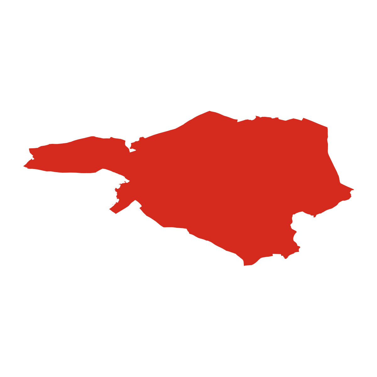 Věžnice boundary map