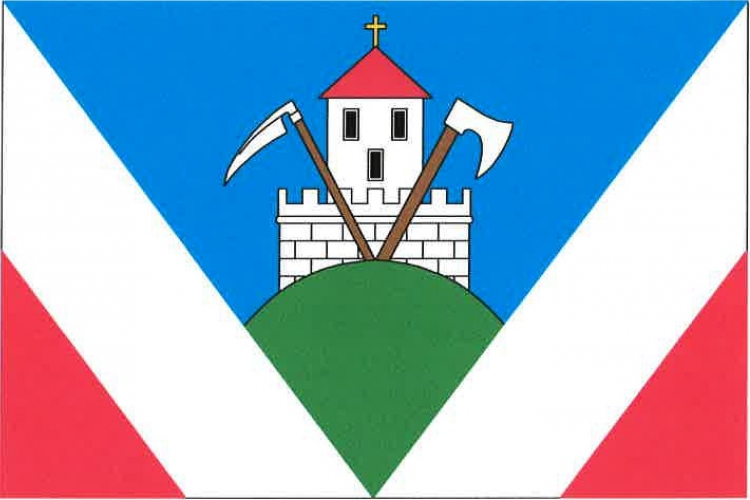 Flag of Věžnice, Vysočina Region