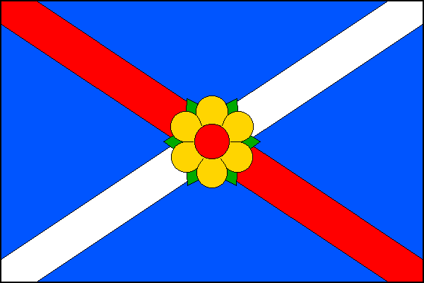Flag of Víceměřice, Olomouc Region
