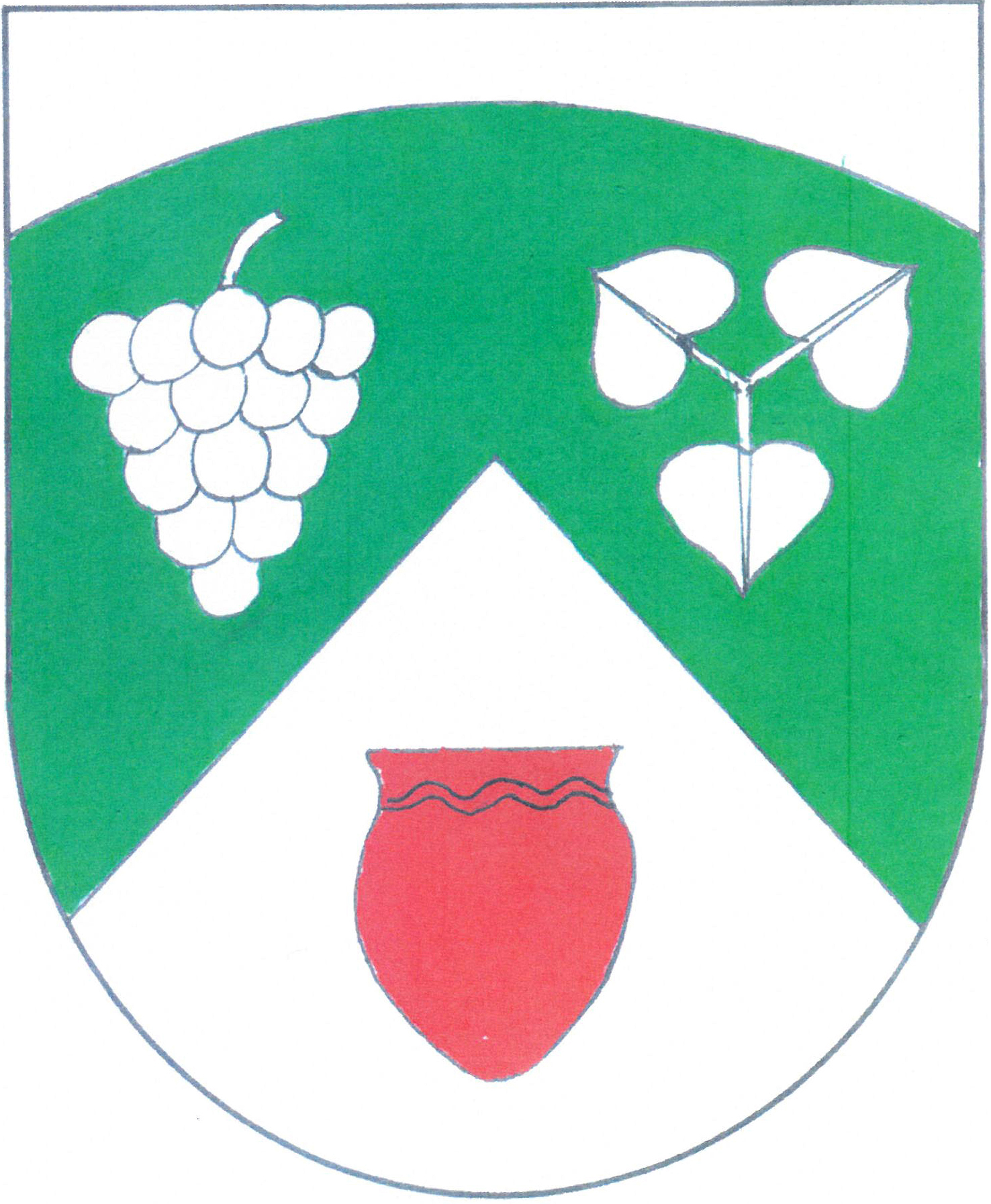 Coat of arms of Vinařice, Central Bohemian Region