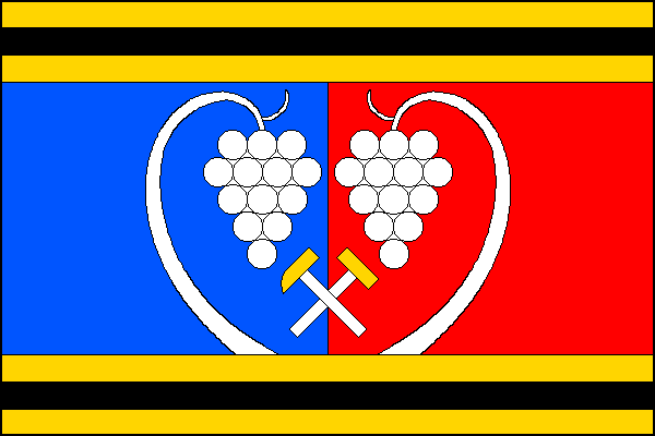 Flag of Vinařice, Central Bohemian Region
