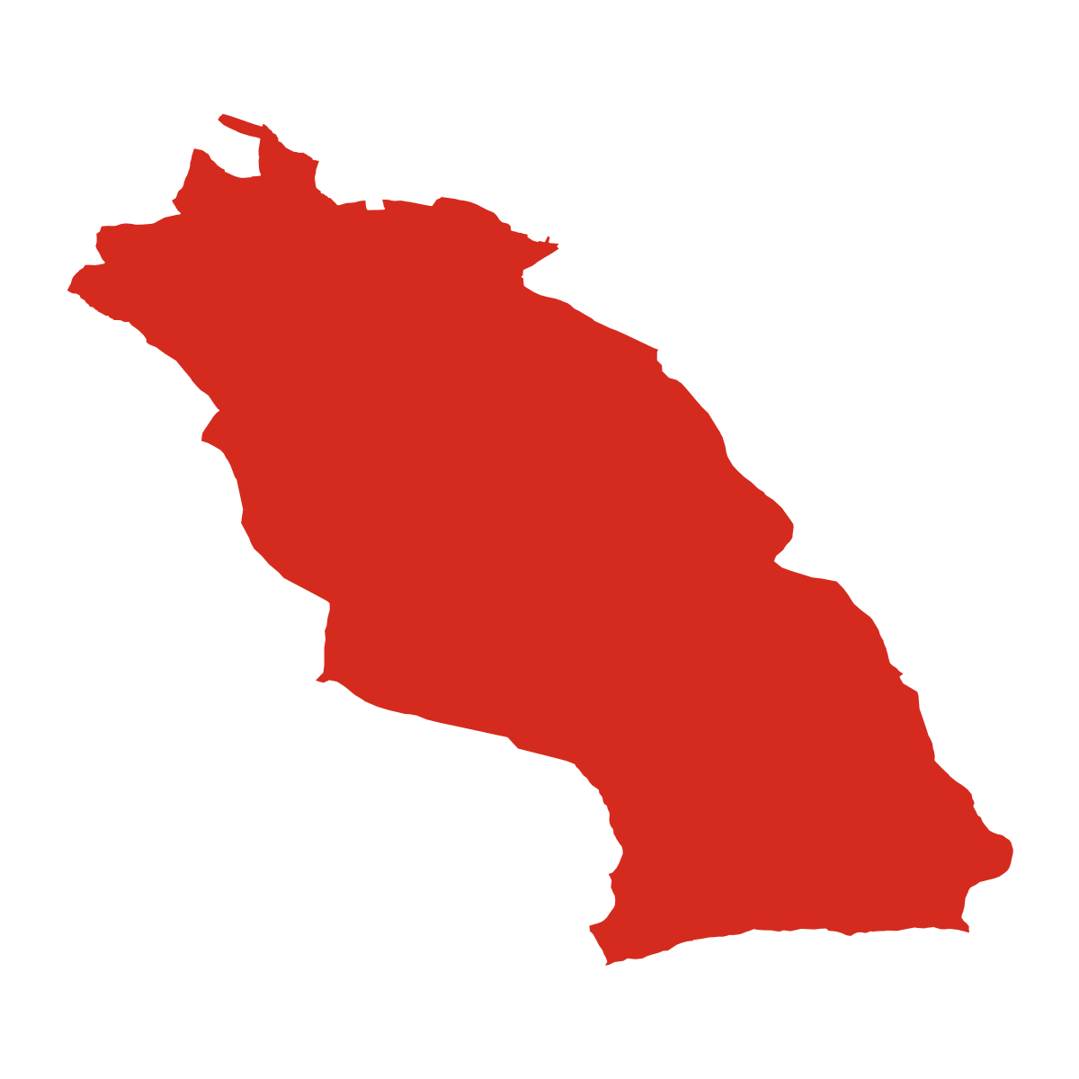 Visalaje boundary map