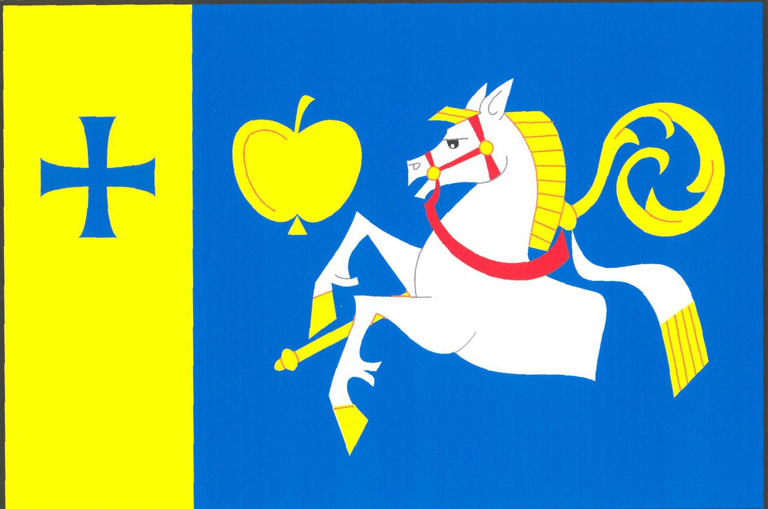 Flag of Vítanov, Pardubice Region