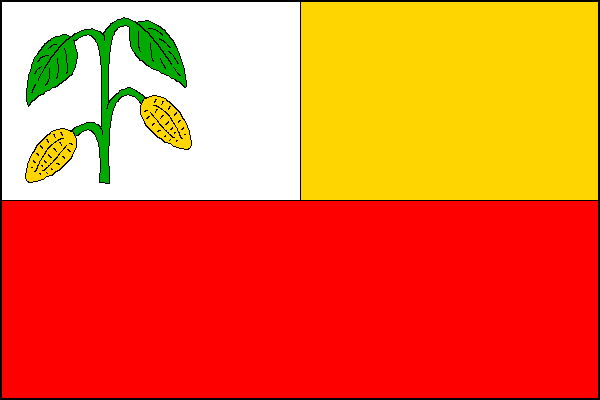 Flag of Vítězov, Central Bohemian Region