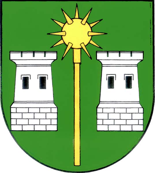 Coat of arms of Vlčí Doly, Zlín Region