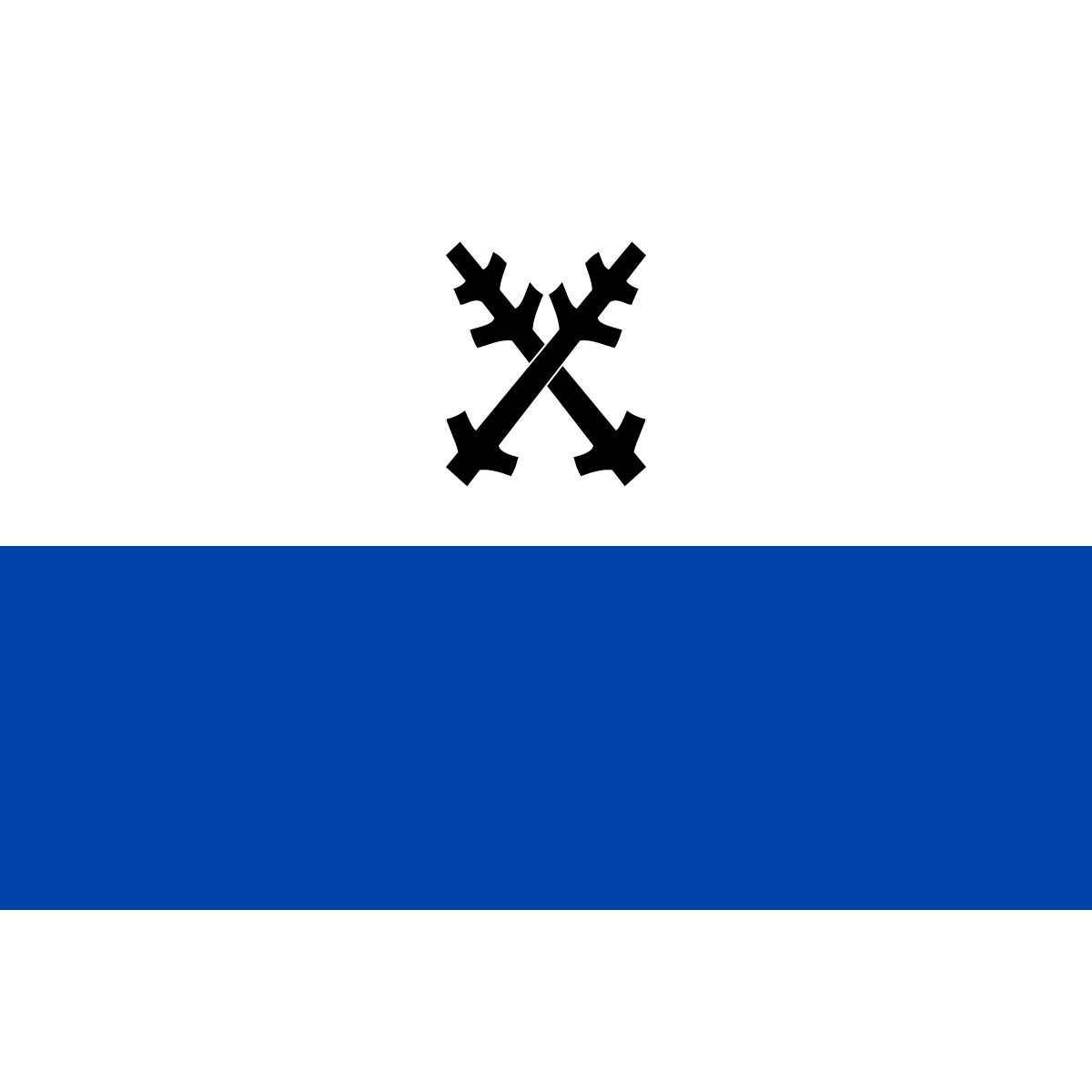 Flag of Vlčí Důl, Liberec Region
