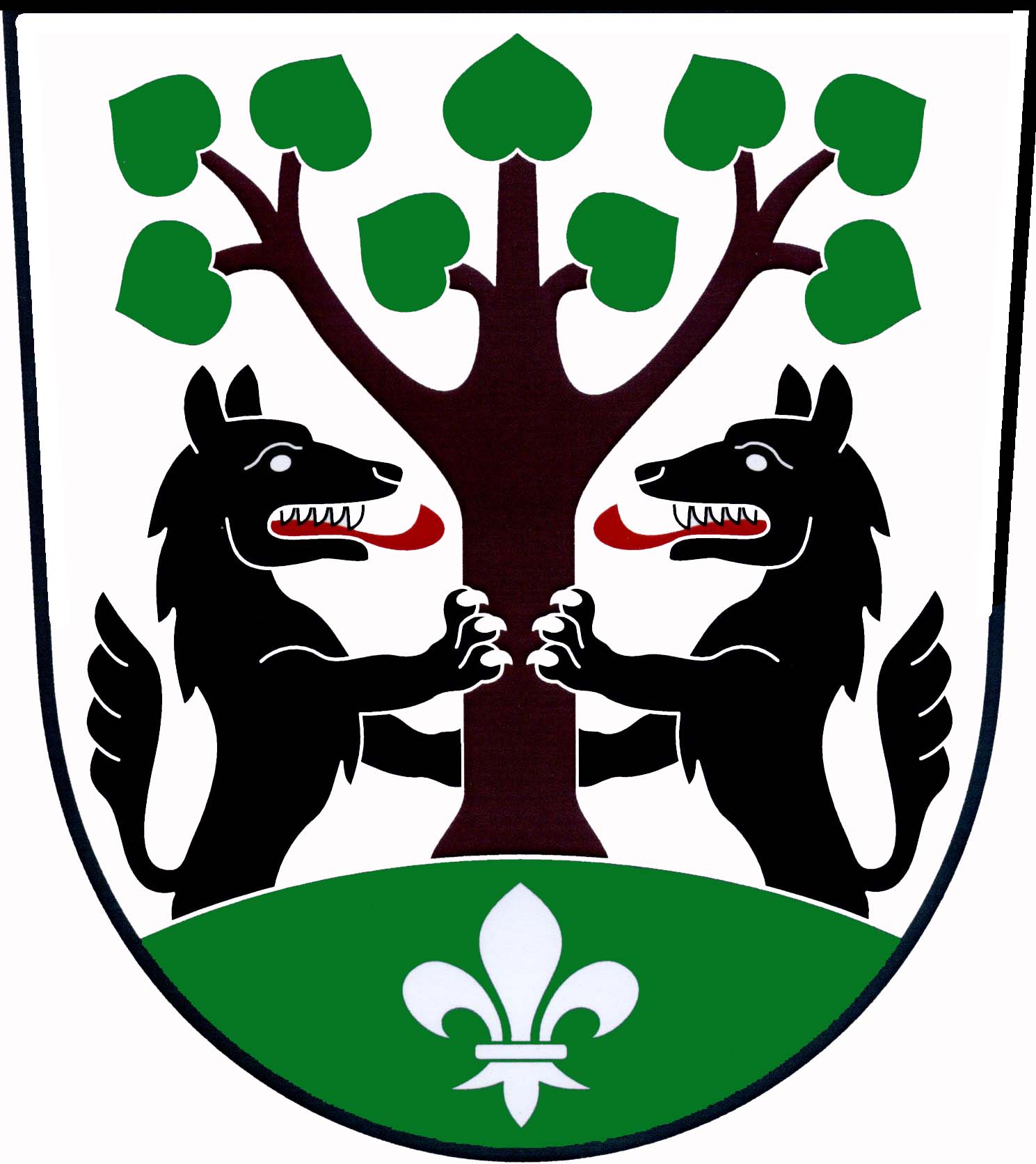 Coat of arms of Vlčkovice v Podkrkonoší, Hradec Králové Region