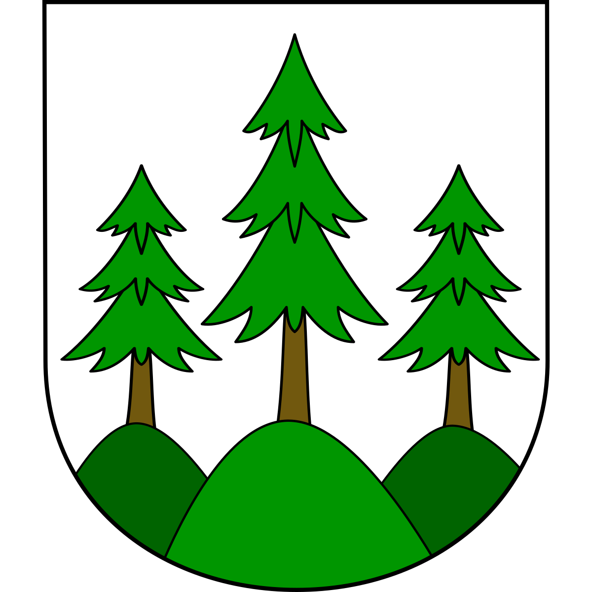 Coat of arms of Vlčkovice, Pardubice Region
