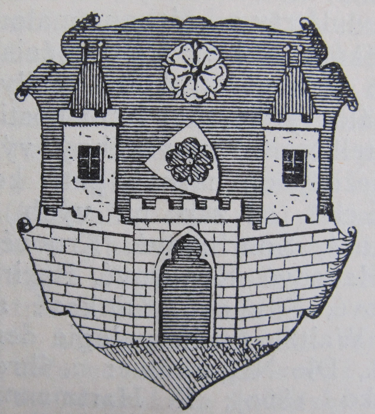 Coat of arms of Vlkosovice, Vysočina Region