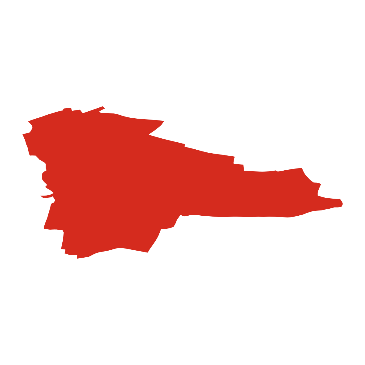 Voděrady boundary map