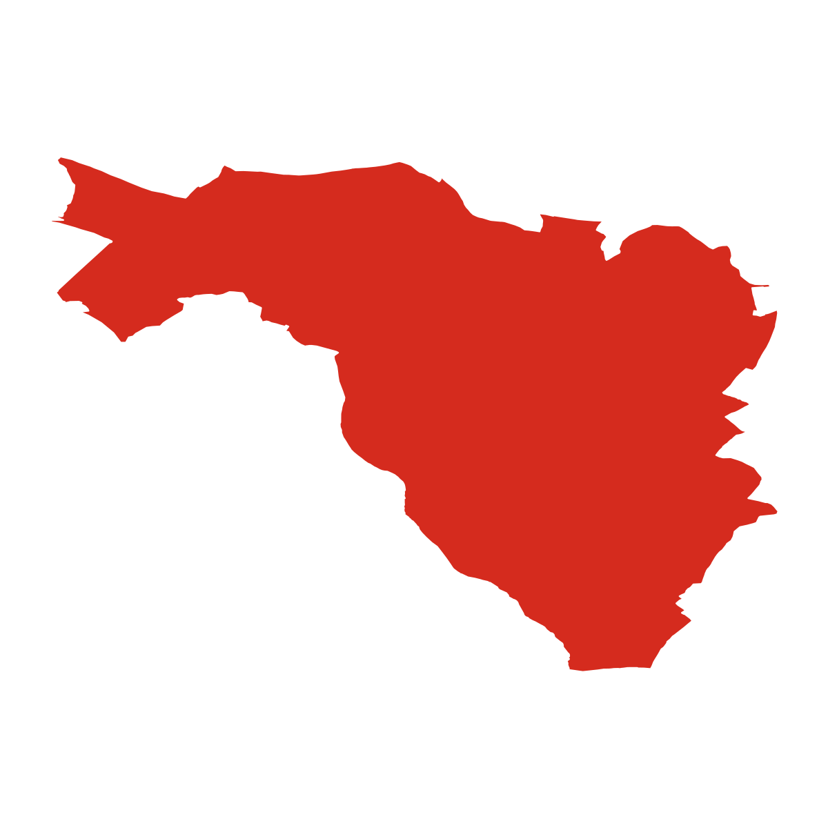 Voděrady boundary map