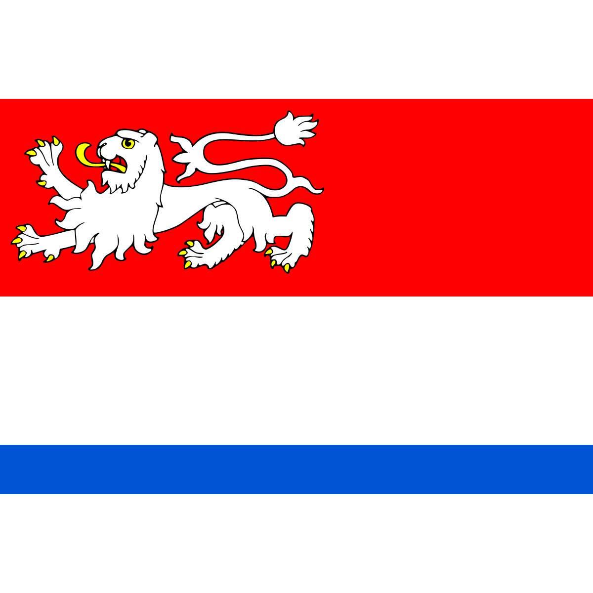 Flag of Voděrady, Liberec Region