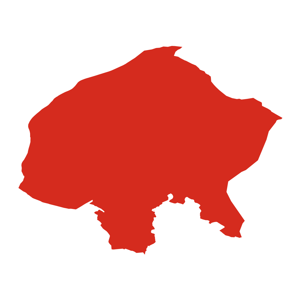Vojnův Městec boundary map