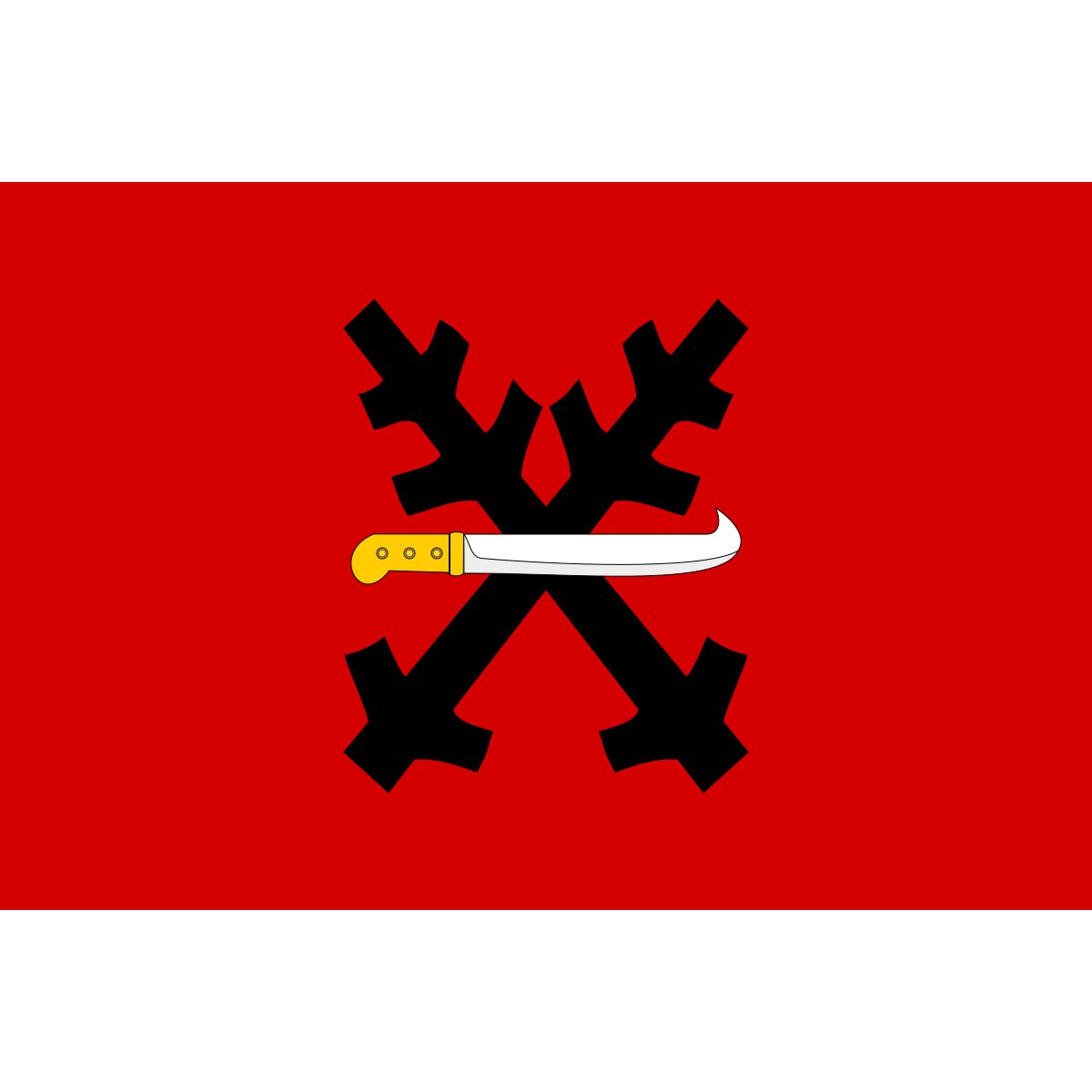 Flag of Vojnův Městec, Vysočina Region