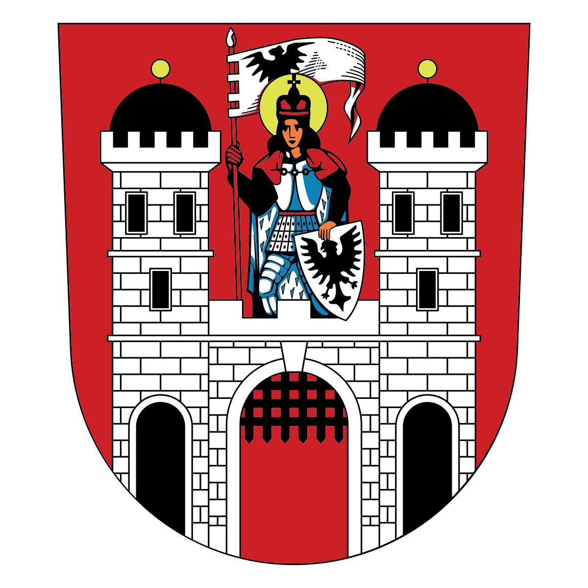 Coat of arms of Volyně, South Bohemian Region