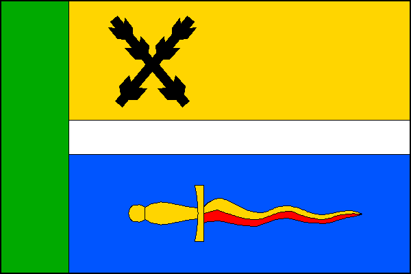Flag of Vracovice, South Moravian Region