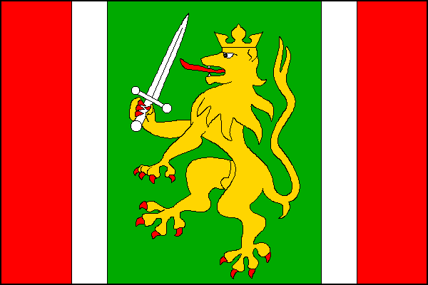 Flag of Vratěnín, South Moravian Region