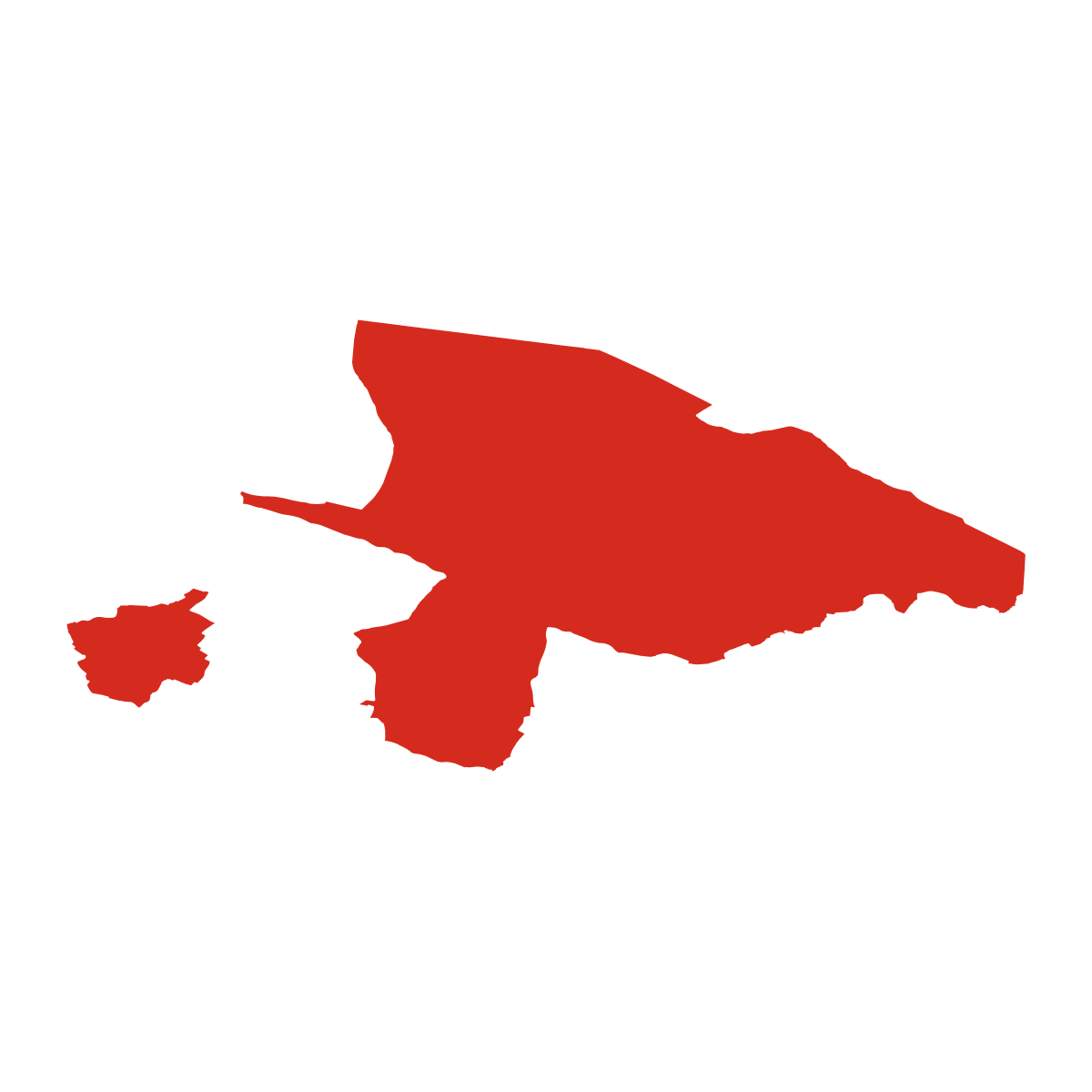 Vrchbělá boundary map