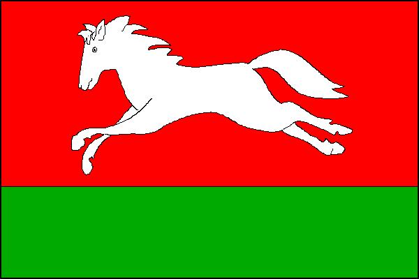 Flag of Vrchy, Moravian-Silesian Region