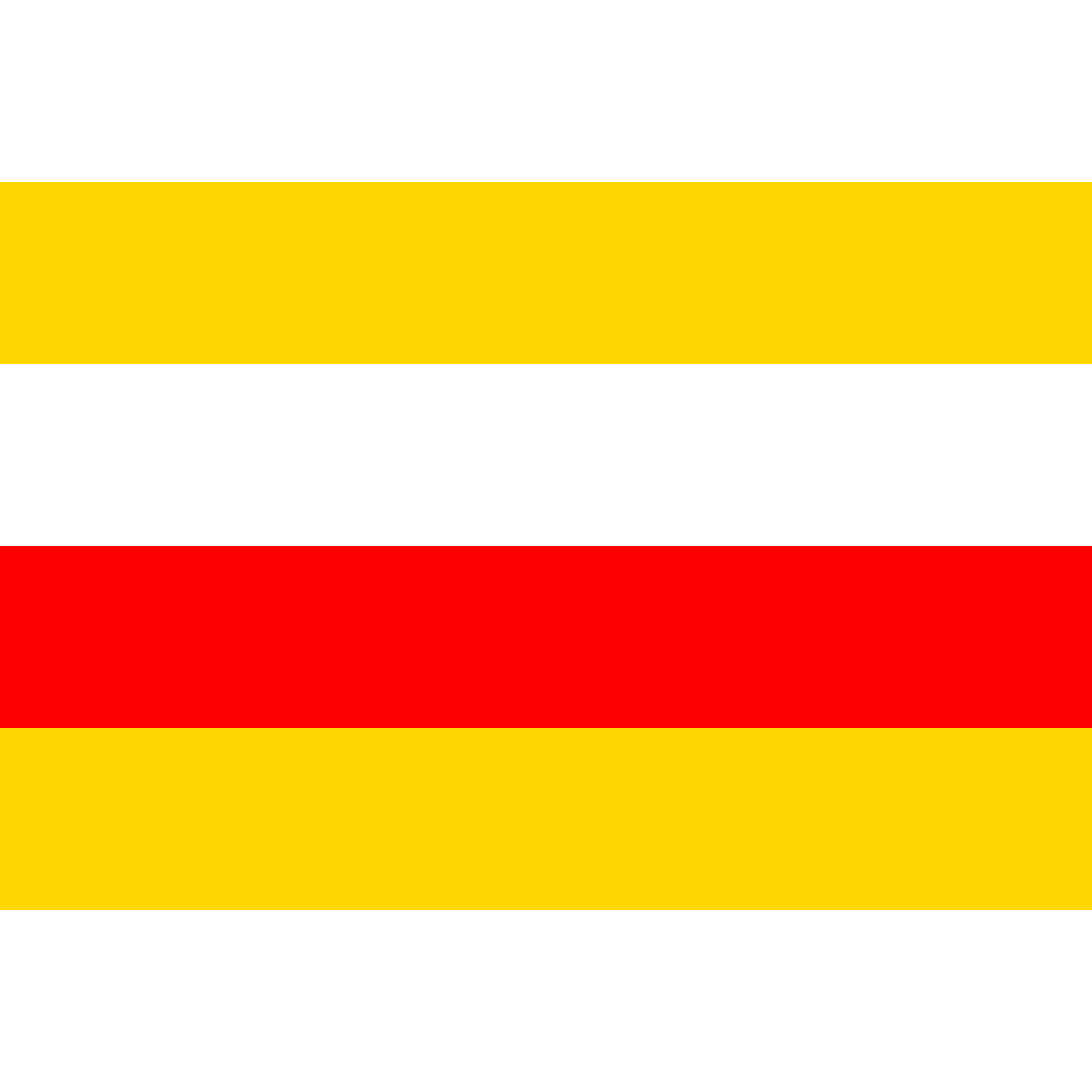 Flag of Vroutek, Ústí nad Labem Region