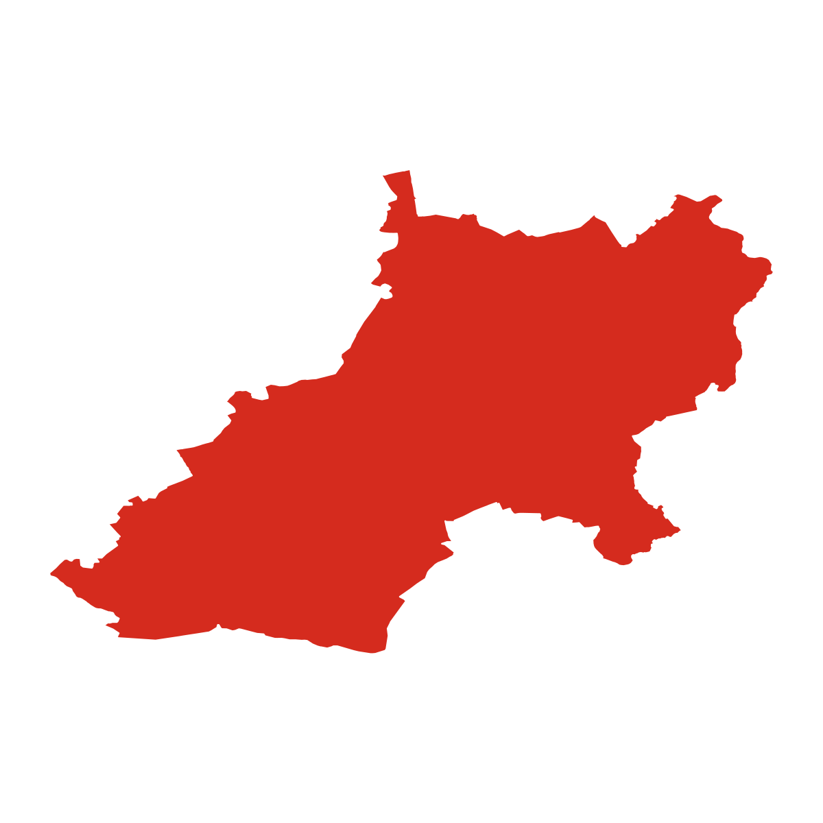 Vrtěšice boundary map