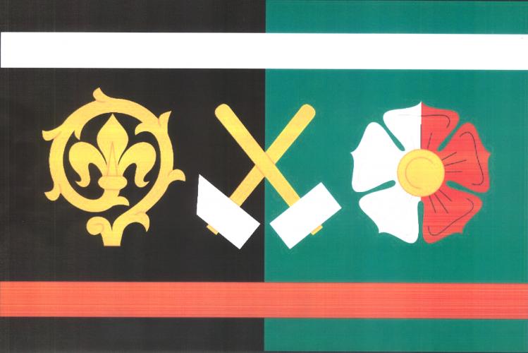 Flag of Všekary, Plzeň Region