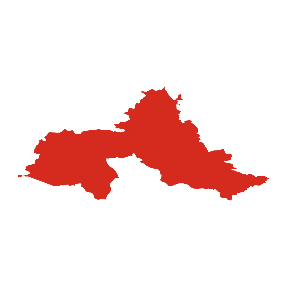 Všeměřice boundary map