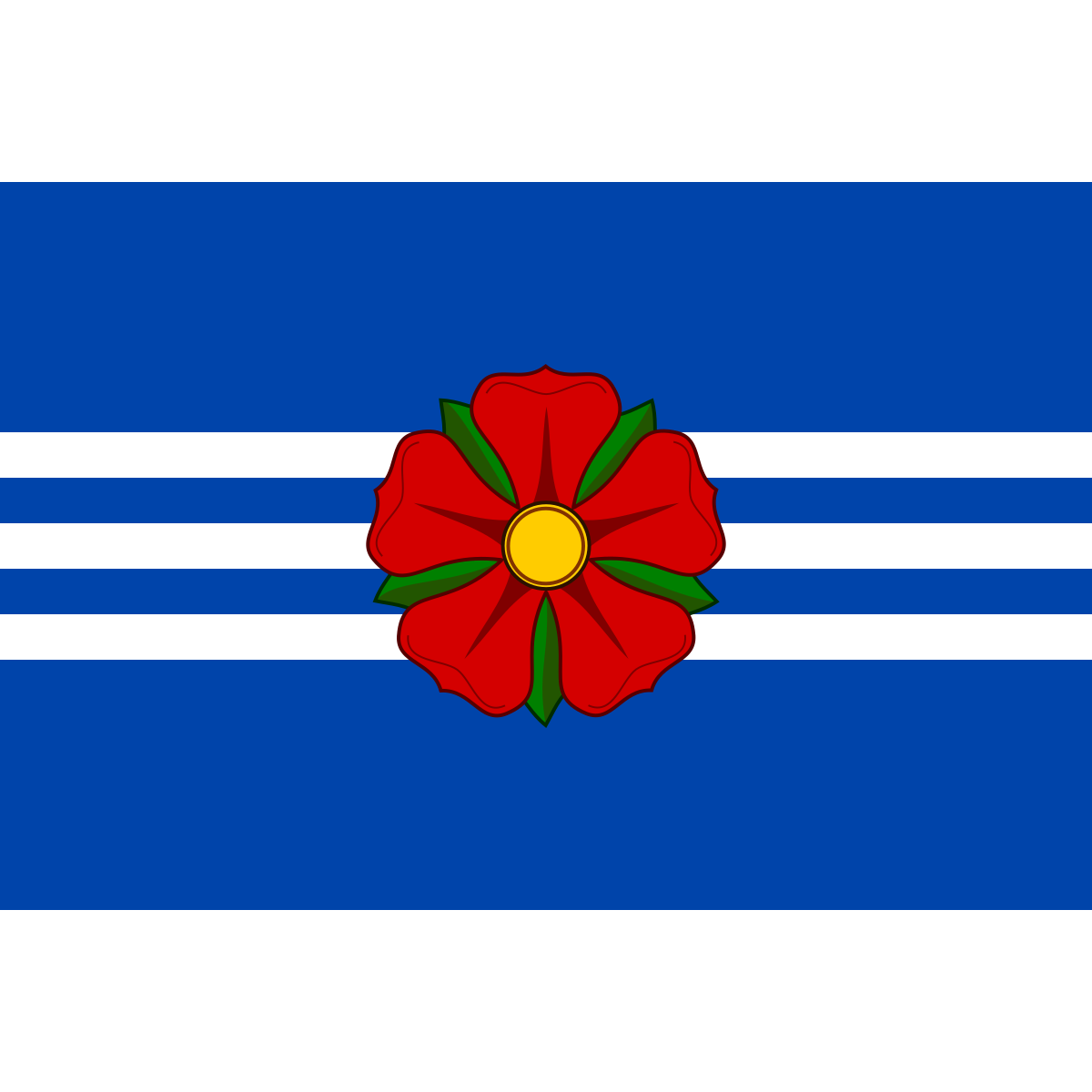 Flag of Všeměřice, South Bohemian Region