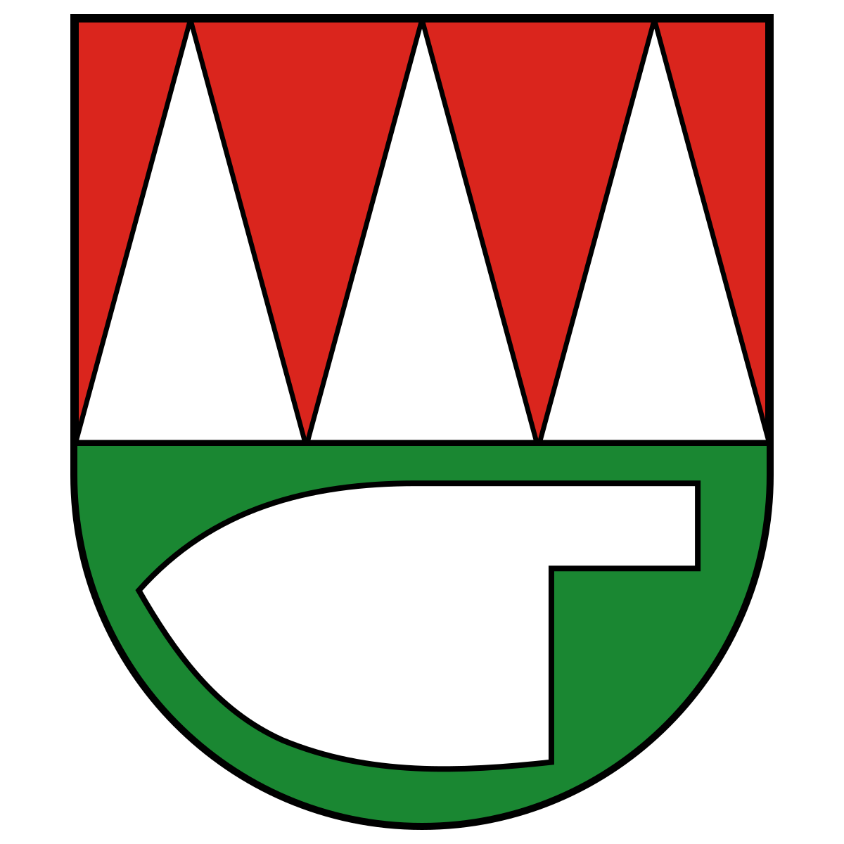 Coat of arms of Vsisko, Olomouc Region