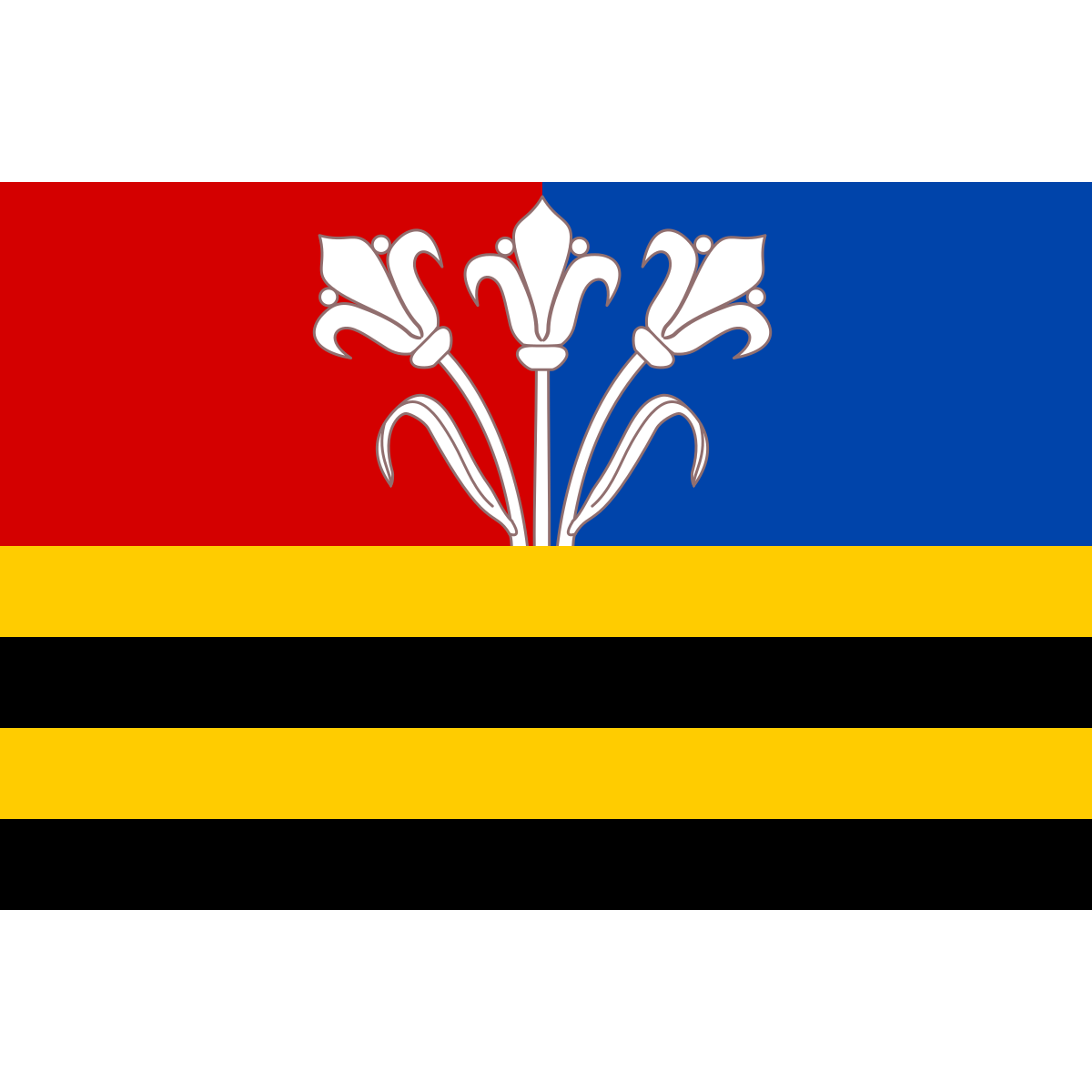 Flag of Výkleky, Olomouc Region