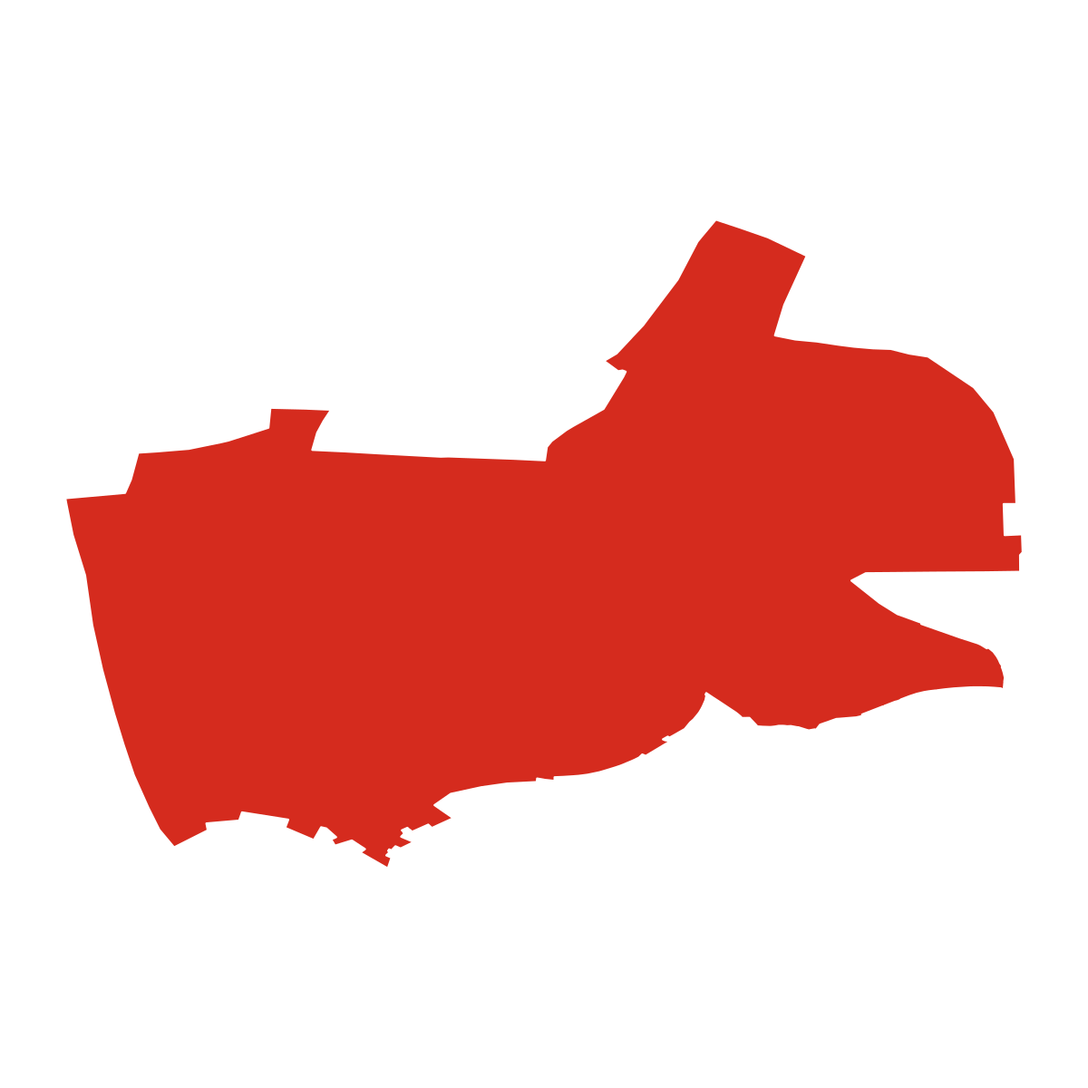 Vyšehrad boundary map