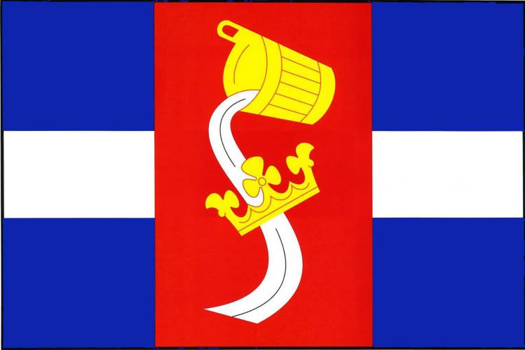 Flag of Vysočany, South Moravian Region