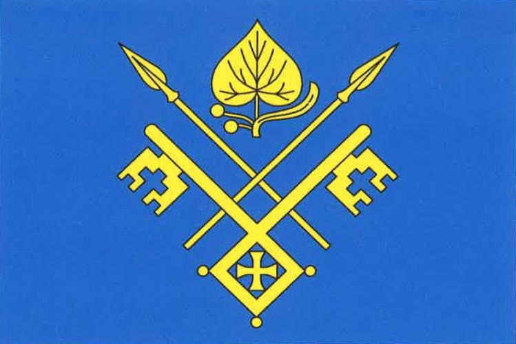 Flag of Vystrkov, Vysočina Region
