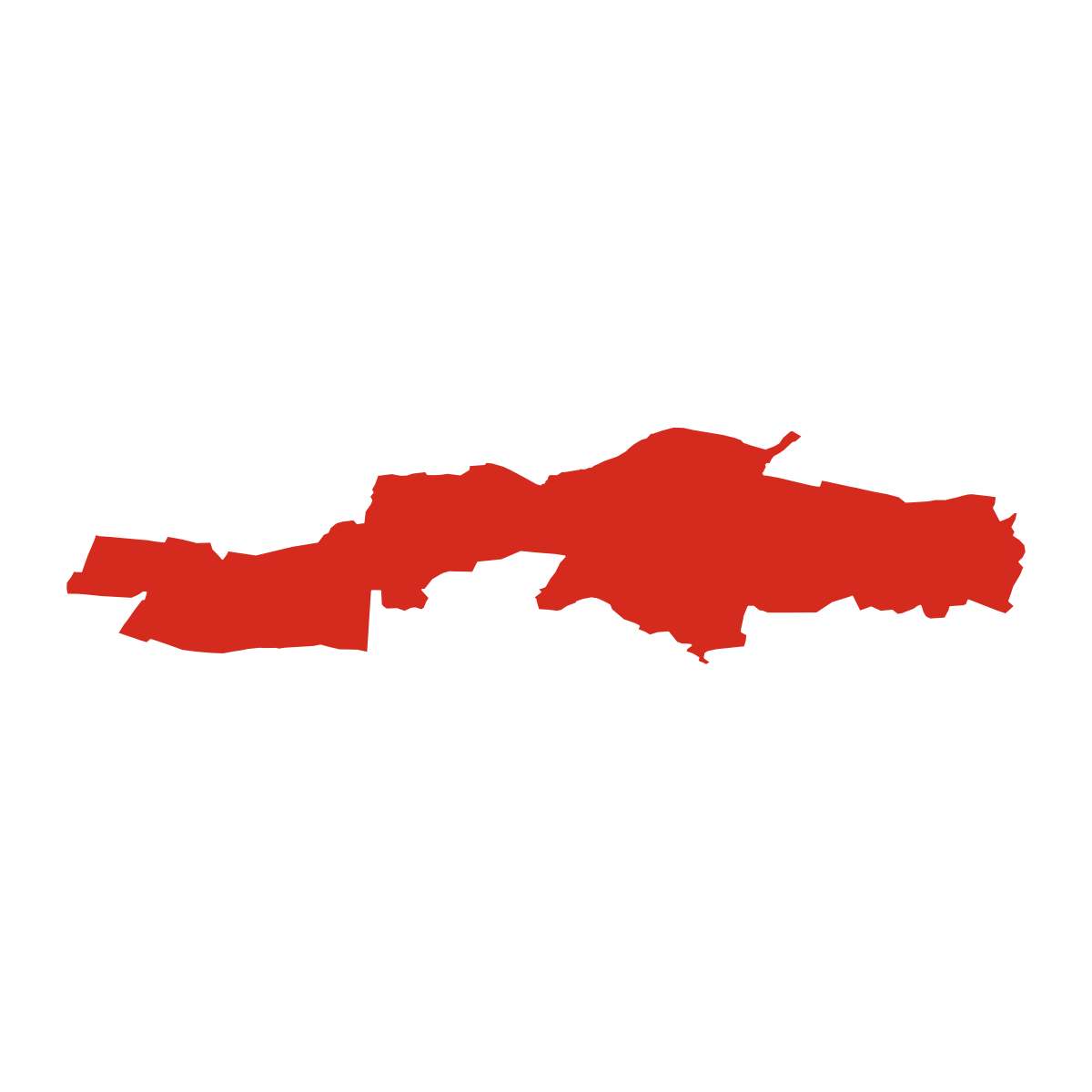 Vyžice boundary map